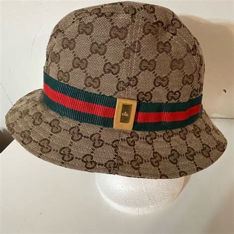 gucci buckwt hat|authentic Gucci bucket hat.